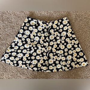 Black Daisy Skirt